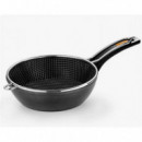 Sartén con Cestillo Monix Fuego de 24 cm | Apta para Inducción
