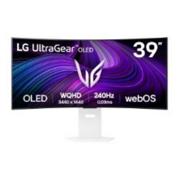 Monitor LG 39" OLED WQHD 240Hz Curvo Blanco (39GX90SA-W)