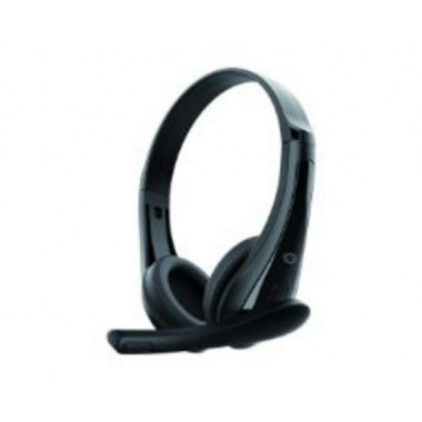 Auriculares con Micr&oacute;fono CONCEPTRONIC Supraurales Binaurales 3.5mm Cable 1.8m Negros (POLONA06B3T)