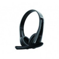 Auriculares con Micrófono CONCEPTRONIC Supraurales Binaurales 3.5MM Cable 1.8M Negros (POLONA06B3T)