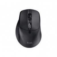 Ratón TRUST Zevo Ergonómico óptico Silencioso Rf Inalámbrico/bluetooth Negro (25991)