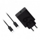 Cargador de Pared Motorola 68W PD3.0 Carga Rápida USB-C 1m Negro (119MOTO68W)