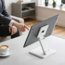 Soporte Sobremesa AISENS Monitor/pos 10" - 27" Inclinable White