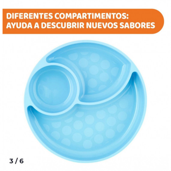 Plato con Ventosa Easy CHICCO - Guanxe Atlantic Marketplace