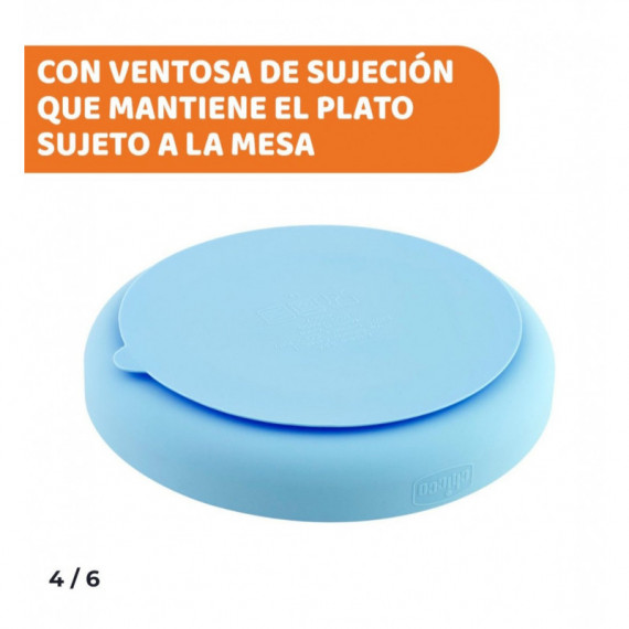 Plato con Ventosa Easy CHICCO - Guanxe Atlantic Marketplace