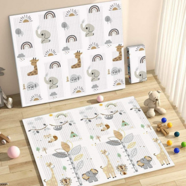 Alfombra de Juegos Reversible Fancy 8911 Elefante 180&times;200 Cm. MS