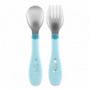 Set Cubiertos Inox 18M+ CHICCO