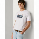 Pepe Jeans Camiseta Blanca PM5010361-800