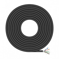AISENS Bobina de Cable para Exteriores  RJ45 Ftp AWG24 A135-0674 Cat. 6/ 305M/  Negro