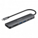 DOCKING STATION EWENT 4K USB-C 3.1 7 EN 1
