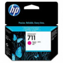 Cartucho de Tinta HP 711 Magenta Original para DesignJet T120/T520 (CZ131A)
