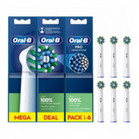 Cabezales de Cepillo BRAUN Oral-b Pro Crossaction Pack 6