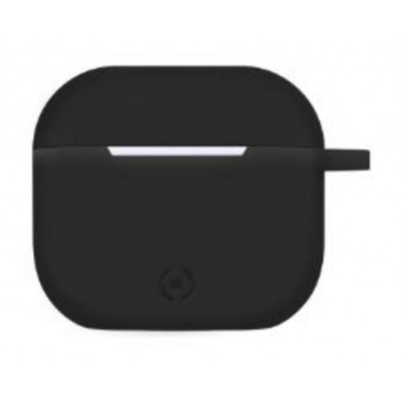 Funda CELLY para Apple Airpods 3 Silicona Negra (AIRCASE03BK)