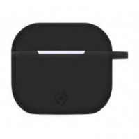 Funda CELLY para Apple Airpods 3 Silicona Negra (AIRCASE03BK)