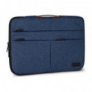 Funda Subblim Air Padding 360 para Portátil 13.3"-14" Azul (SUBLS-AP36003)