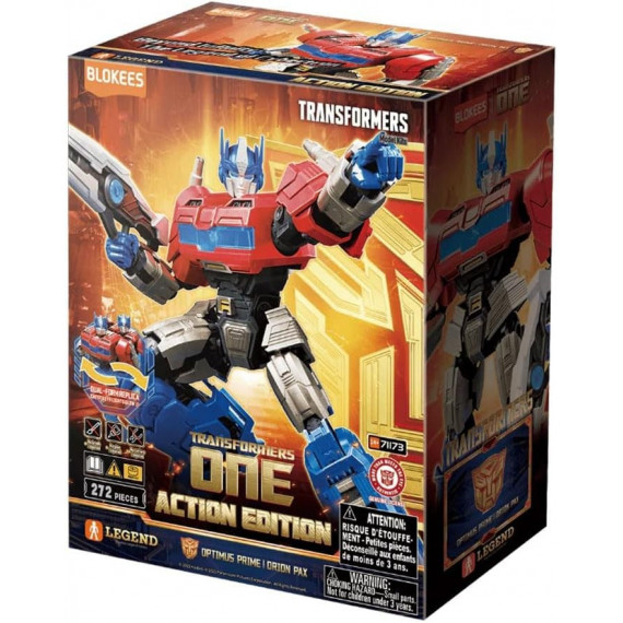 Figura Maqueta Optimus Prime Orion Pax Transformers One Action Edition  BLOKEES