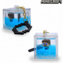 llavero Minecraft cubo brilla en la oscuridad