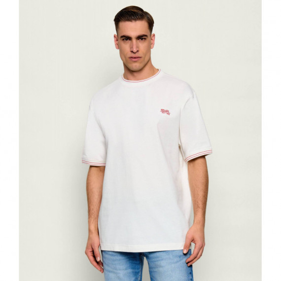 Roy T-shirt 10253443 01 Natural  HUGO