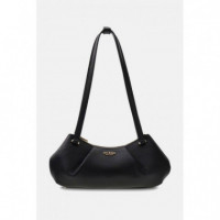 Amorette Shoulder Satchel Black  GUESS