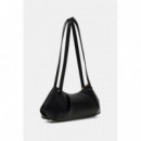 AMORETTE SHOULDER SATCHEL BLACK