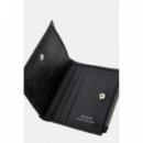 Milano Bifold Top Zip Black  GUESS