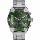 Spiker Plateado E/verde  DIESEL