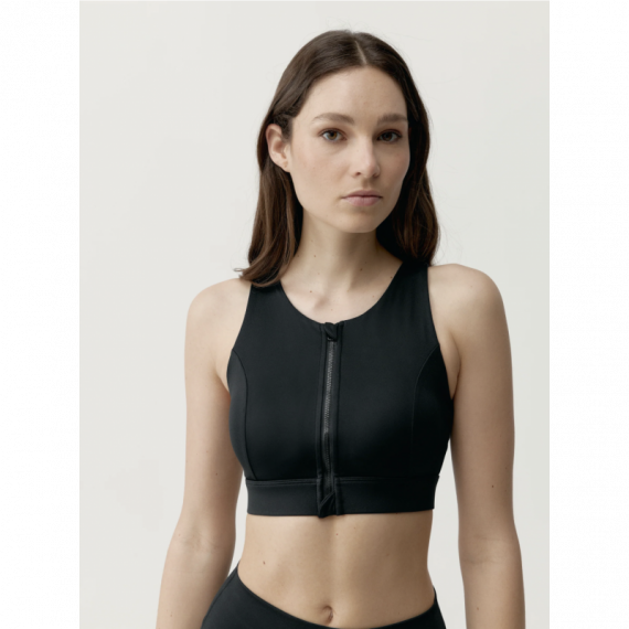Camiseta BORN LIVING YOGA Eider Black para Fitness Gym Pilates Yoga Mujer