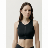 Camiseta BORN LIVING YOGA Eider Black para Fitness Gym Pilates Yoga Mujer