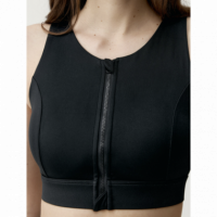 Camiseta BORN LIVING YOGA Eider Black para Fitness Gym Pilates Yoga Mujer