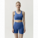 Pantalones BORN LIVING YOGA Lindy Eclectic Blue Mujer Fitness Gym Yoga Pilates