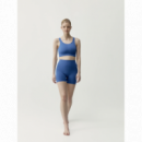 Pantalones BORN LIVING YOGA Lindy Eclectic Blue Mujer Fitness Gym Yoga Pilates