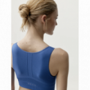Camiseta BORN LIVING YOGA Lindy Eclectic Blue Mujer para Pilates y Yoga Otoño Invierno