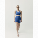 Camiseta BORN LIVING YOGA Lindy Eclectic Blue Mujer para Pilates y Yoga Otoño Invierno
