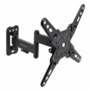 Soporte Pared TV Monitor TOOQ Extensible/inclinable/giratorio 13-43 20KG Black