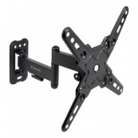 Soporte Pared TV Monitor TOOQ Extensible/inclinable/giratorio 13-43 20KG Black