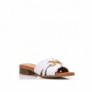 Mustang Sandalias Blancas 55924-C60115