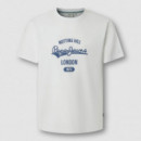 Pepe Jeans Camiseta de corte regular PM5010405-800