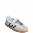 ADIDAS ORIGINALS - SAMBA JANE W - FTWWHT ALUMIN CBLACK - JR1402/FTWWHT ALUMIN CBLACK