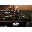 Figura Ahsoka Tano & Grogu Star Wars The Mandalorian 1/6  HOT TOYS