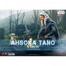Figura Ahsoka Tano & Grogu Star Wars The Mandalorian 1/6  HOT TOYS
