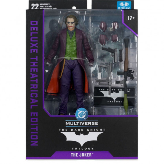 Figura The Joker Deluxe Theatrical Edition Batman Dc Comics 18CM  MC FARLANE TOYS