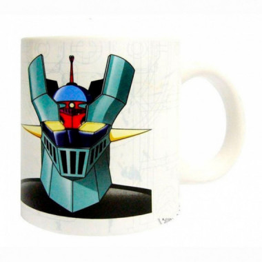 Taza blanca Mazinger Z