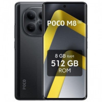 Smartphone XIAOMI Poco M8 6.77" 8GB/512GB/50MP/NFC/5G Black
