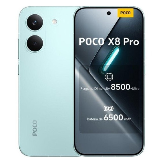 Smartphone Poco X8 Pro 6.59" 8GB/512GB/50MP/NFC/5G Green  XIAOMI