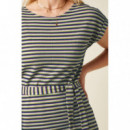 Vestidos Vestido KING LOUIE Aria Tunic Beebop Stripe Black