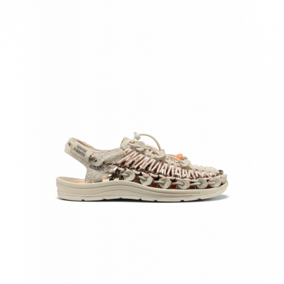 Calzado Sandalias KEEN Uneek All Gender Leather Henrik Vibskov Sneaker Tangerine Cream