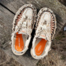Calzado Sandalias KEEN Uneek All Gender Leather Henrik Vibskov Sneaker Tangerine Cream