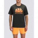 Camisetas Hombre Camiseta SUNDEK New Simeon Log Pine