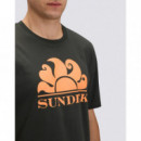 Camisetas Hombre Camiseta SUNDEK New Simeon Log Pine