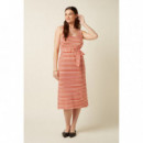 Vestidos Vestido KING LOUIE Brigitta Chopito Stripe Summer Fig